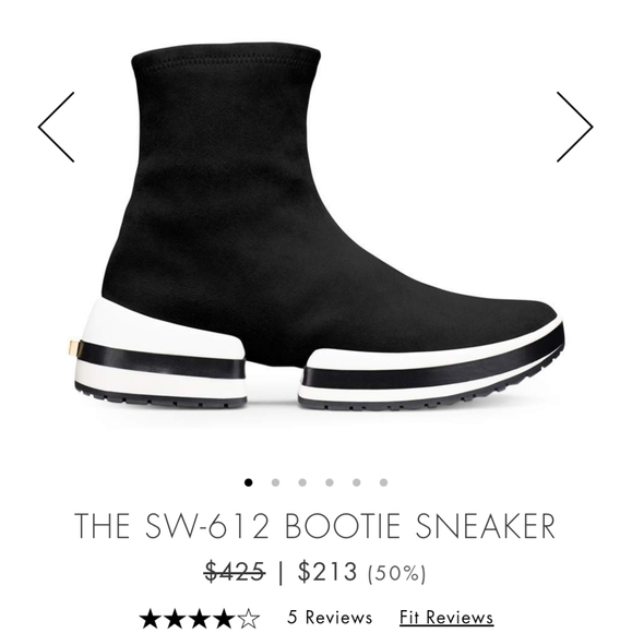 Gorgeous discontinued Stuart Weitzman sneaker sock - Picture 7 of 8